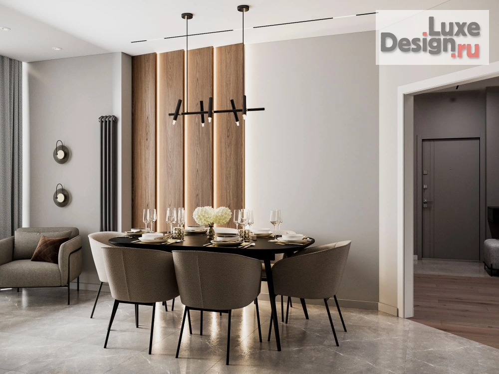 Дизайн интерьера квартиры ""ПАРИЖ" КВАРТИРА ХАРЬКОВСКАЯ " (фото 2)