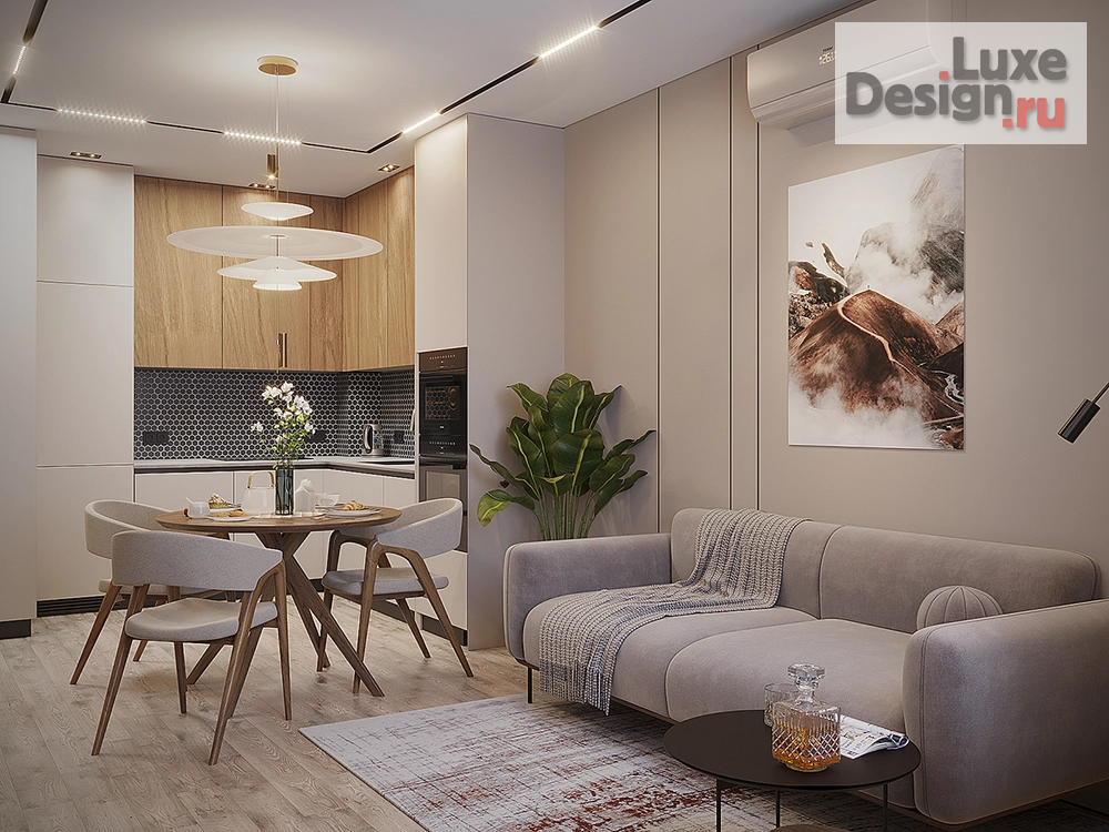 Дизайн интерьера однокомнатной квартиры "ЖК "Новый Зеленоград"" (фото 1)
