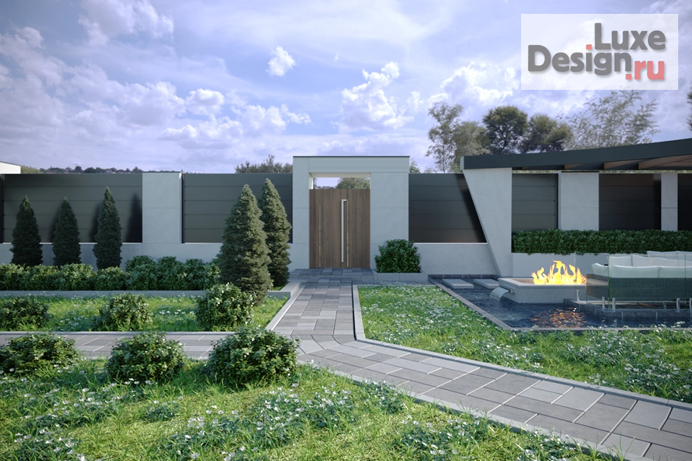 Ландшафтный дизайн "ЛД в КП "ВОСКРЕСЕНОВКА" Пенза" (фото 2)