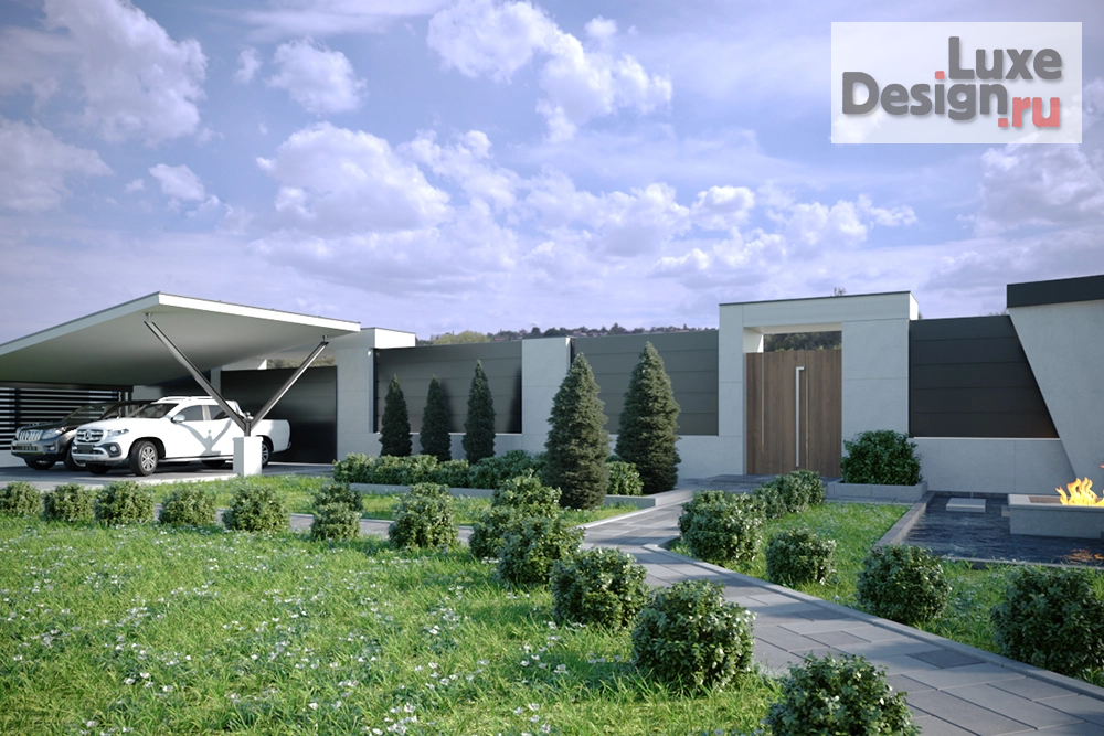 Ландшафтный дизайн "ЛД в КП "ВОСКРЕСЕНОВКА" Пенза" (фото 3)