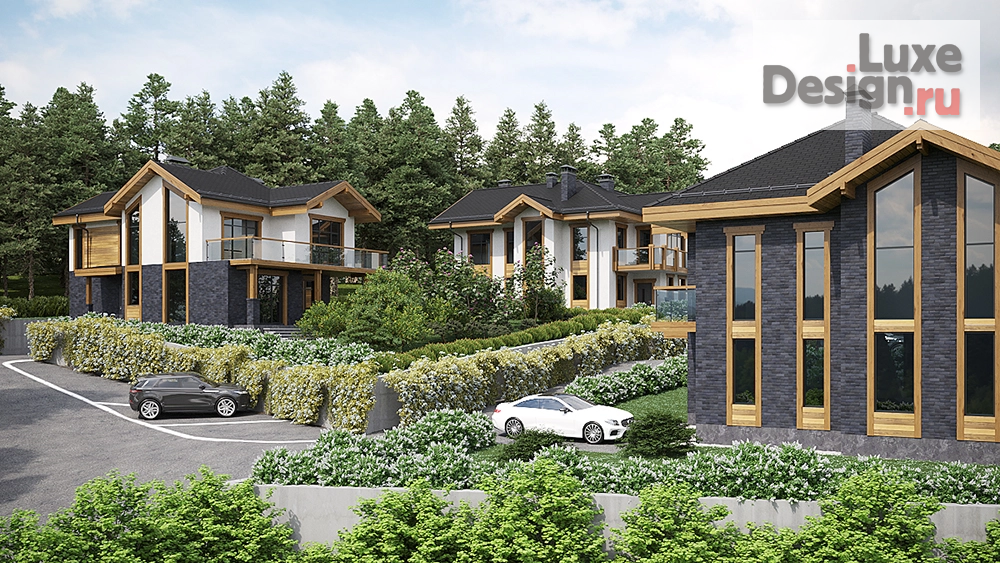 Частная архитектура "Проект коттеджного поселка в г.Сочи Красная поляна" (фото 7)