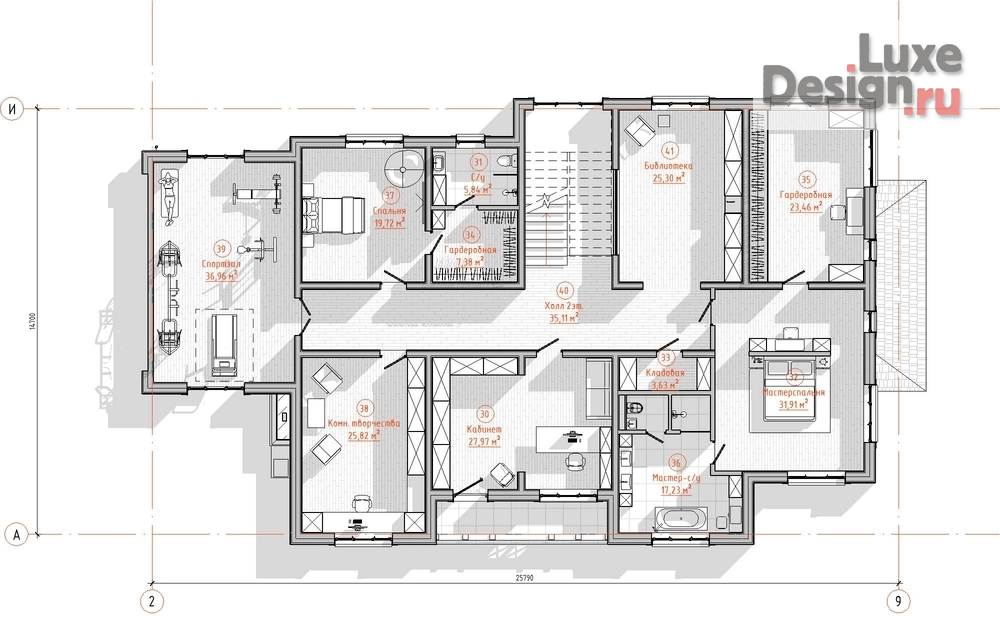 Частная архитектура " Шале "Белый камень" (фото 9)