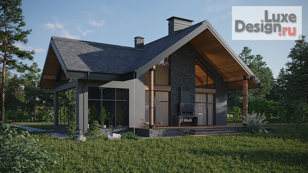 Частная архитектура "КП "Золотаревка", дом для нетипичного фермера" (фото 5)