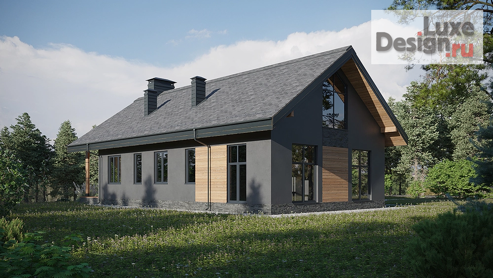 Частная архитектура "КП "Золотаревка", дом для нетипичного фермера" (фото 3)