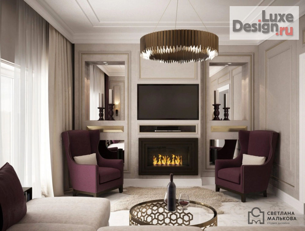 Дизайн интерьера гостиной "Проект гостиной" (фото 2)