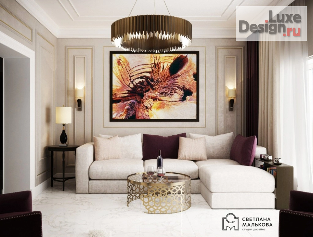 Дизайн интерьера гостиной "Проект гостиной" (фото 1)