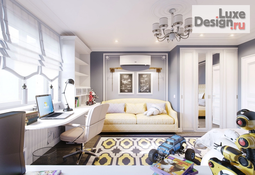 Дизайн интерьера детской "TREND interior design studio" (фото 3)