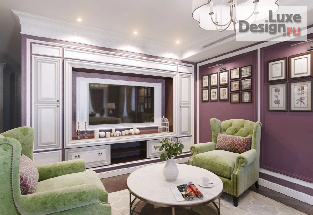 Дизайн интерьера гостиной "TREND interior design studio" (фото 5)