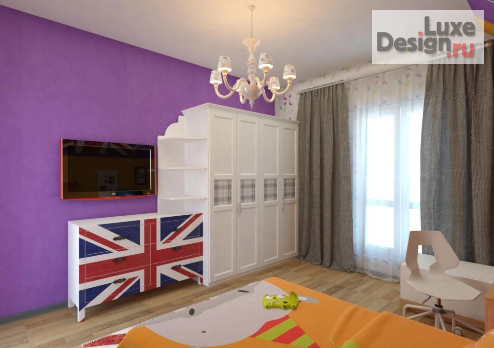 Дизайн интерьера детской "Проект детской комнаты" (фото 4)