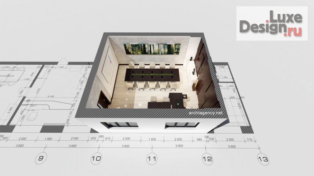 Дизайн интерьера офиса "Проект офиса" (фото 3)