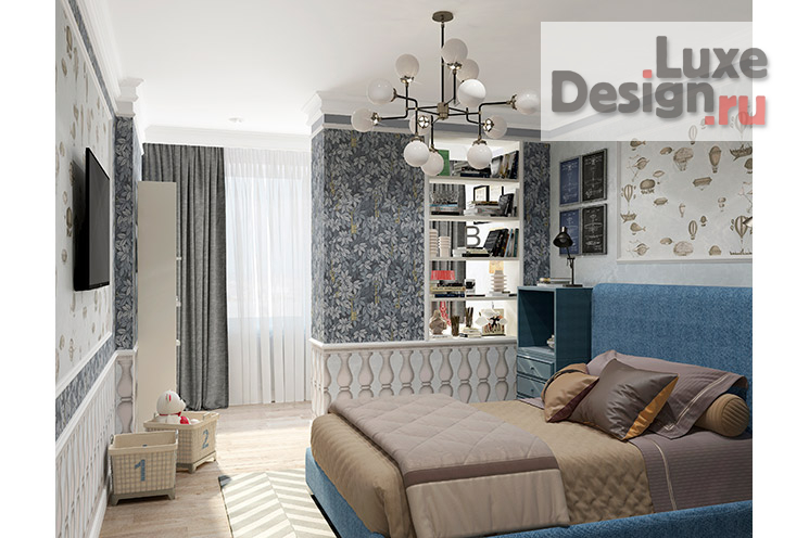 Дизайн интерьера квартиры "Дизайн интерьера квартиры 120 кв.м. Визуализация." (фото 5)