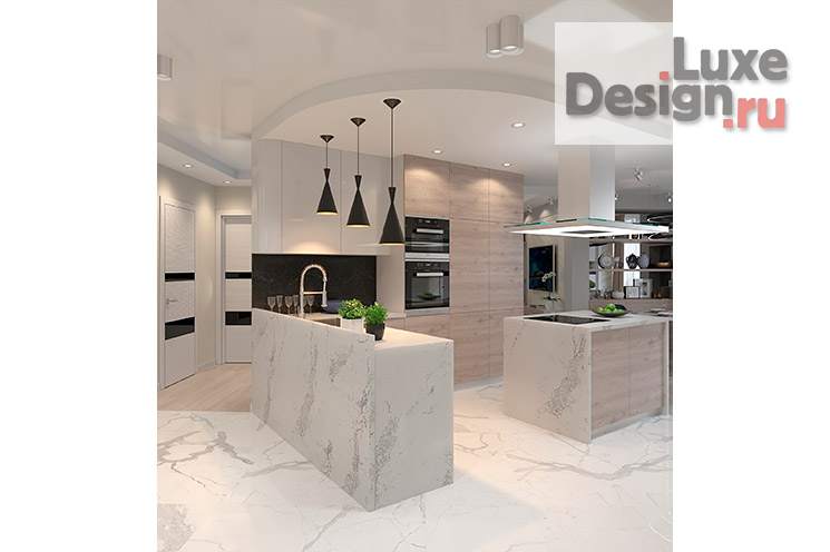 Дизайн интерьера квартиры "Дизайн интерьера квартиры 100 кв.м. Визуализация" (фото 1) от дизайнера Сушков Алексей Дизайн интерьера квартиры "Дизайн интерьера квартиры 100 кв.м. Визуализация" (фото 1)