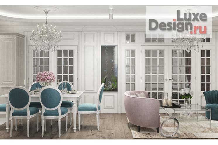 Дизайн интерьера квартиры "Дизайн интерьера квартиры 120 кв.м. Визуализация." (фото 9)