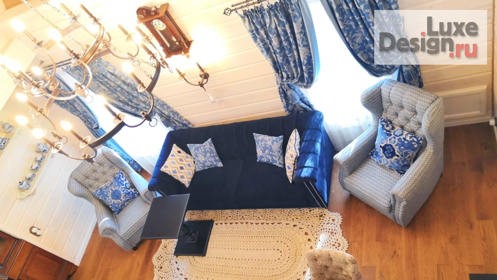 Дизайн интерьера загородного дома "Экспресс-проект реализованный реконструкции бани в гостевой дом" (фото 1)