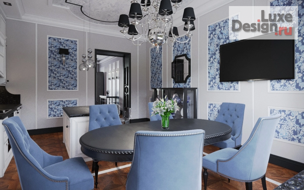 Дизайн интерьера загородного дома "интерьеры жилого дома в пос.Нижний Ольшанец" (фото 11)