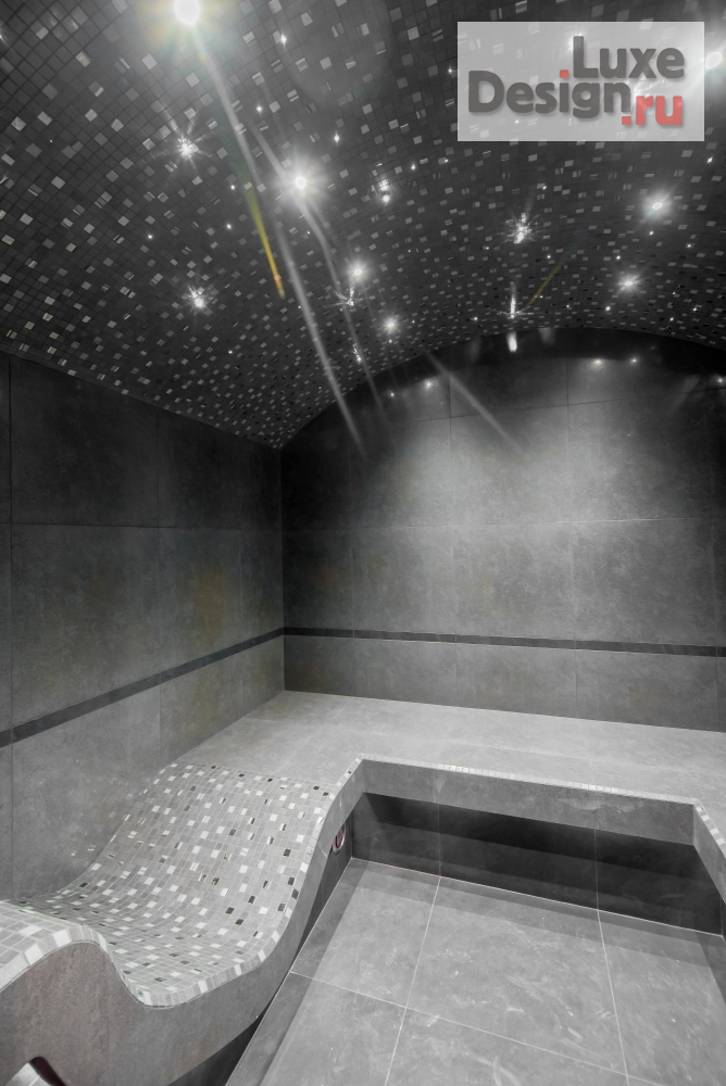 Дизайн интерьера загородного дома "хаммам с комнатой отдыхаи зоной кухни" (фото 4)