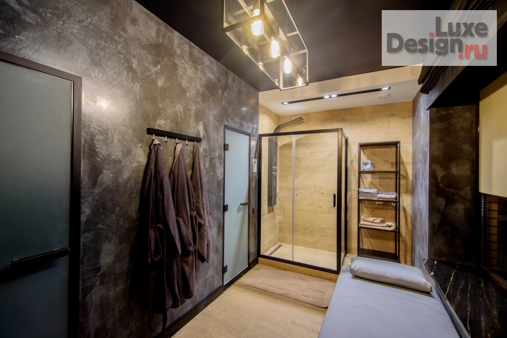 Дизайн интерьера загородного дома "хаммам с комнатой отдыхаи зоной кухни" (фото 5)