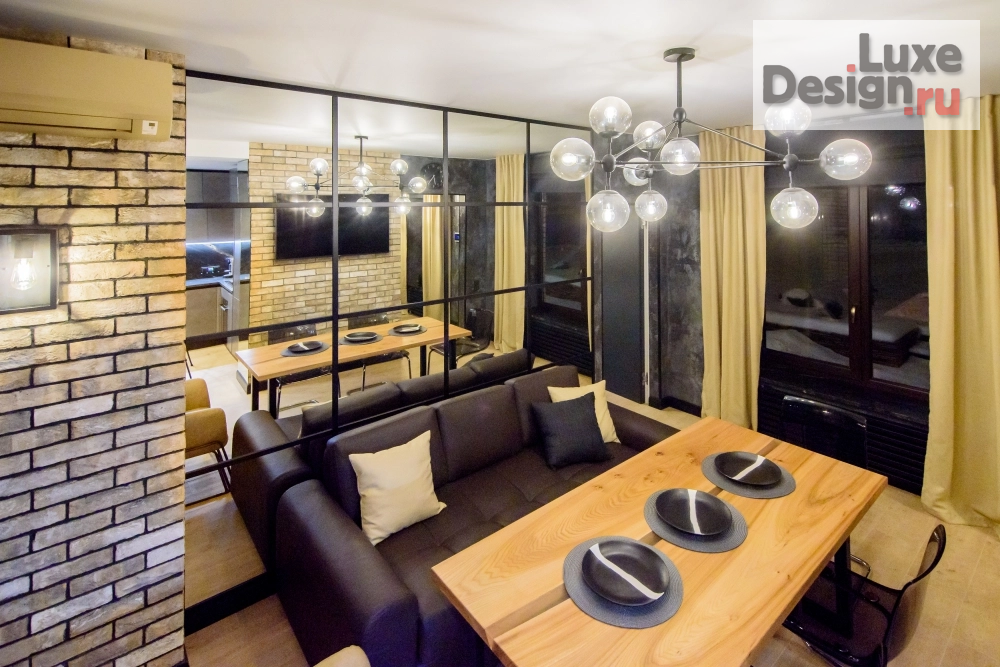 Дизайн интерьера загородного дома "хаммам с комнатой отдыхаи зоной кухни" (фото 10)