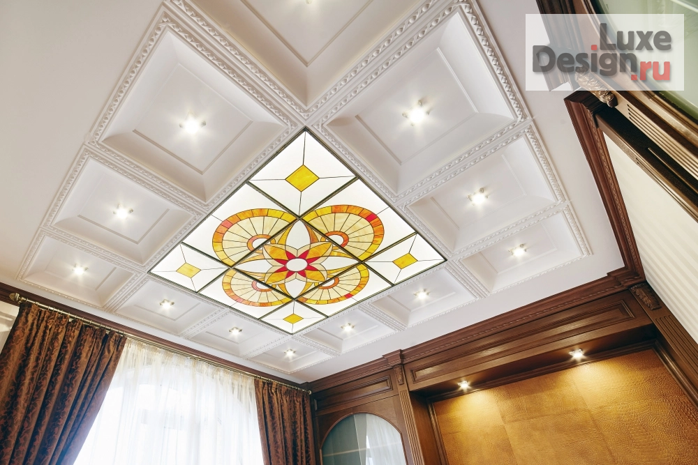 Дизайн интерьера загородного дома "интерьер жилого дома в Дубовом в эффектном сочетании классики" (фото 10)